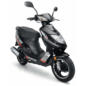 Stratos Montana Mofaroller, schwarz, 25 km/h im Angebot