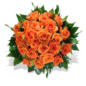 Blumenstrauß Rosenfeuer im Angebot