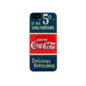 Coca-Cola Old 5 Cents, Schutzhülle für iPhone 5, blau-rot im Angebot