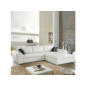 Stilando Ecksofa in Weiß Anneli im Angebot