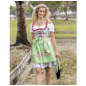 Damen-Dirndl mit Bluse und Schürze im Angebot