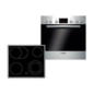 Einbauherd + Kochfeld - Bosch HND 1035 Einbauherd + Kochfeld Edelstahl im Angebot