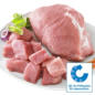 Frischer Gourmet-Schweinebraten oder Schweinegulasch im Angebot