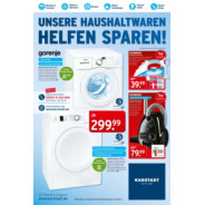 KARSTADT Prospekt: "Elektro - Unsere Haushaltswaren helfen sparen!"