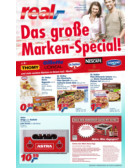Real-Prospekt "Sonderbeilage - Das große Marken-Special"